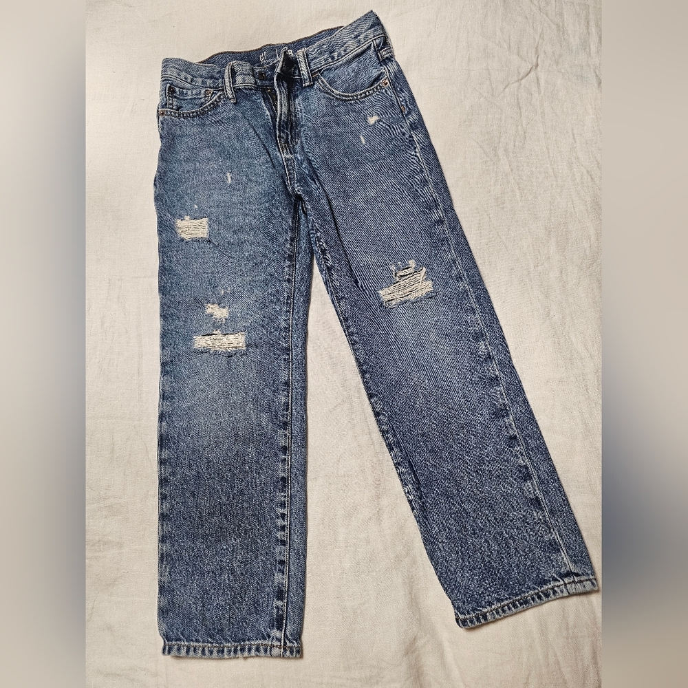 GAP Kids Blue Distressed Jeans